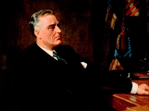 Franklin D. Roosevelt got re-elected as US Prez