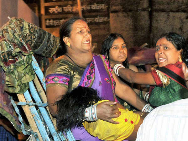 Chhath Puja: Devotees after stempede