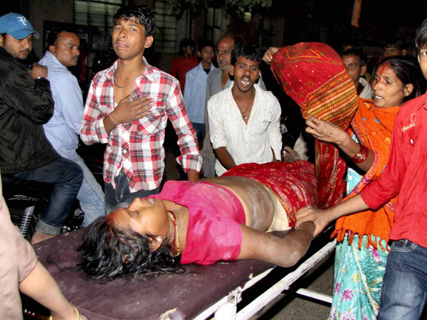 Chhath Puja: Injured taken to hosp