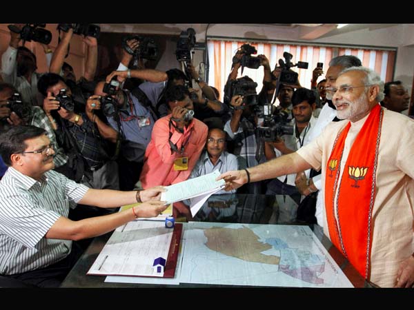 The CM files his nomination