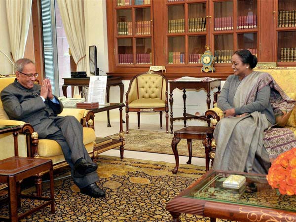 Meira Kumar and the President 