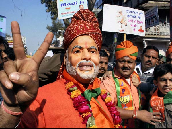 Gujarat election results: Celebration in Varanasi