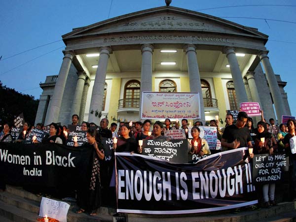 Delhi Gangrape: Protest in Bangalore