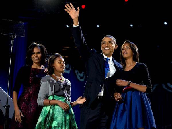 US President Obama gets a second term