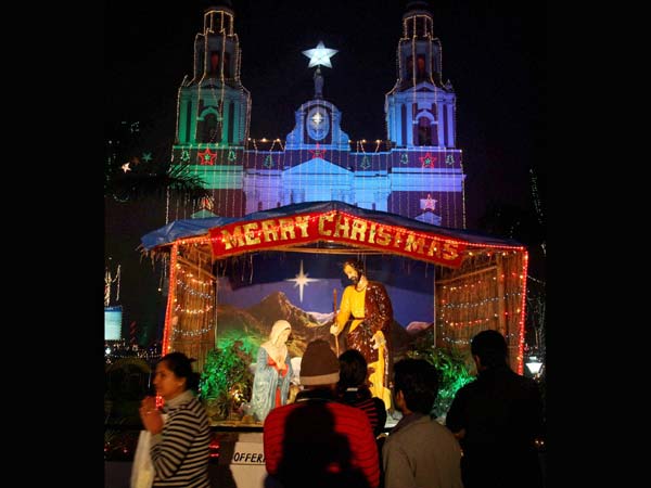 Christmas celebration in Delhi