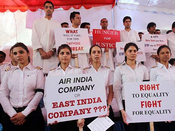 Air India pilots go on strike