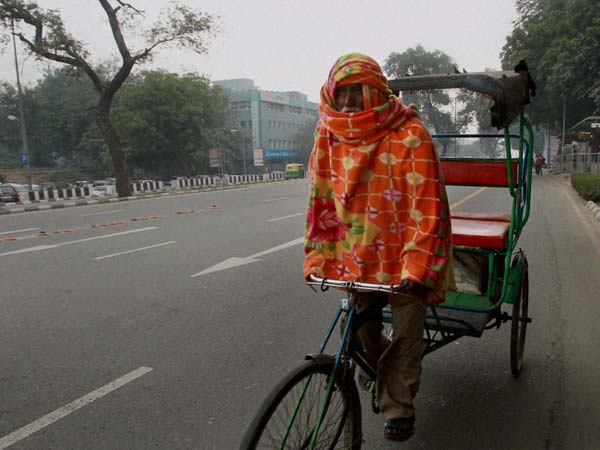 A chilli morning in Delhi A chilli morning in Delhi