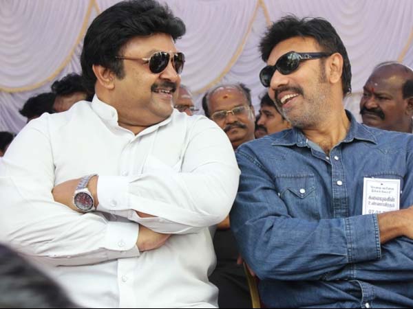 Kollywood actors - Satyaraj & Prabhu