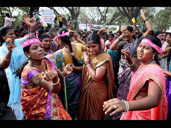 Village women dance