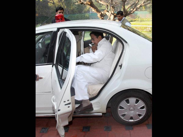 Budget: Chidambaram on his way to Parliament