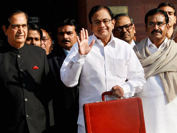 Chidambaram ahead of presenting Budget 2013