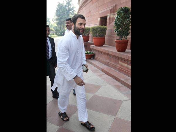 Rahul Gandhi during Budget session