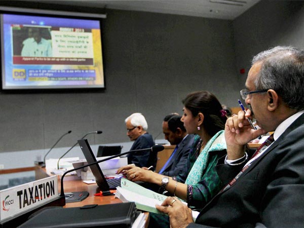 FICCI members watching Budget 2013-14