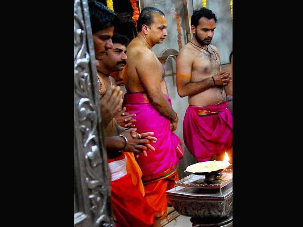 Anil Ambani at Lord Mahakal temple 