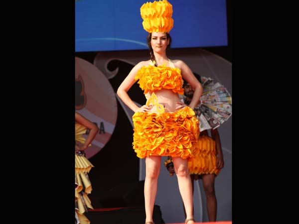 Fashion show at inauguration of Acharya Habba 2013