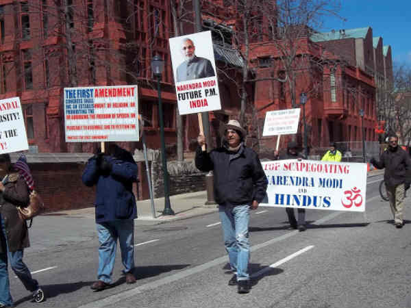 March in New York against the Wharton India Economic Forum March in New York against the Wharton India Economic Forum