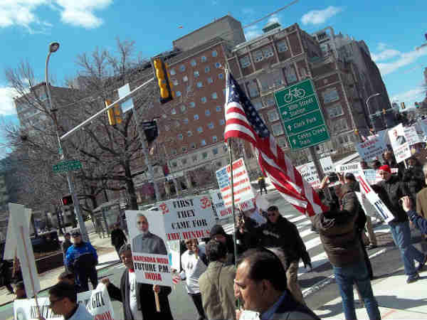 New Yorkers support Narendra Modi against WIEF New Yorkers support Narendra Modi against WIEF