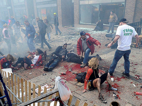 When the cheers turned to screams and panic 