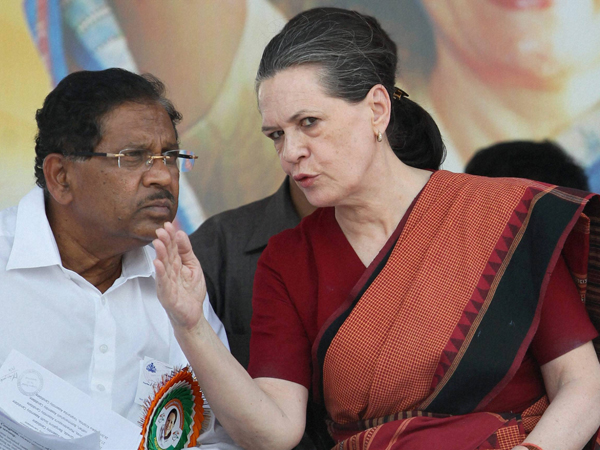 Karnataka Poll: Sonia Gandhi in Bangalore