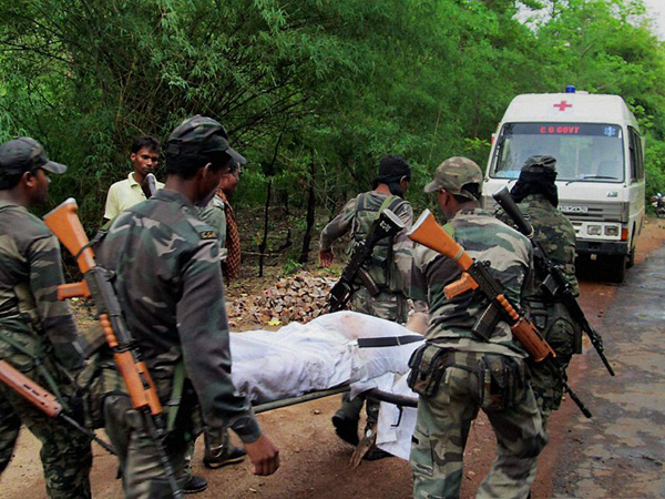 C'garh: Rescue operation on post Naxal attack