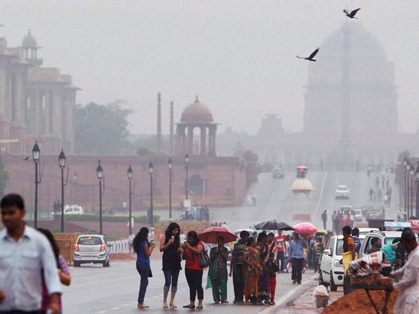 Delhi had light rains