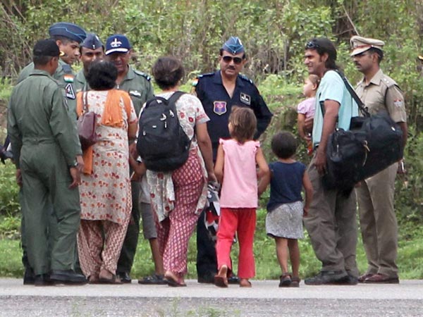 IAF chief in Gauchar