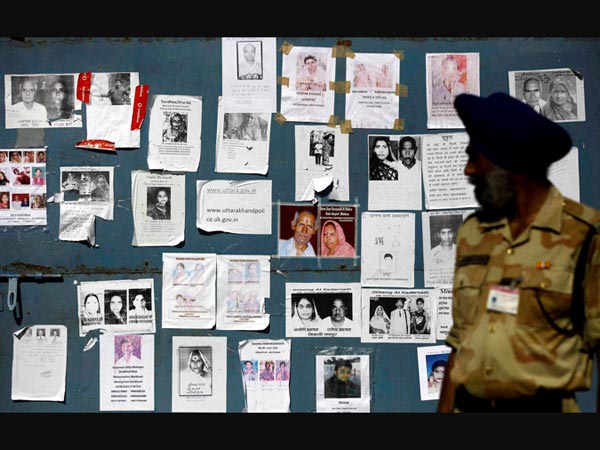 Pictures and notices of missing people