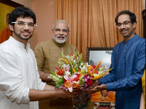 Narendra Modi meets Shiv Sena chief Uddhav Thackeray