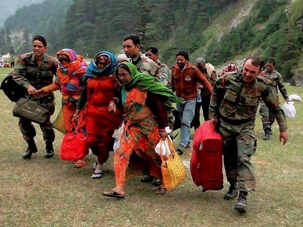 Rescue work in Uttarakhand