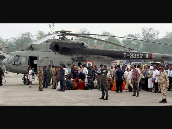 Pilgrims rescued from Badrinath