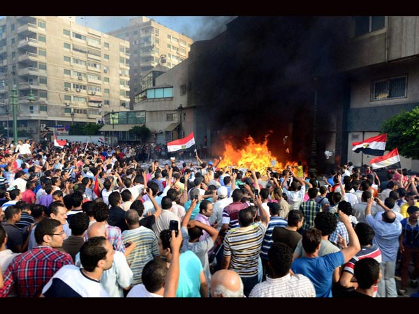 Protest against President Morsi