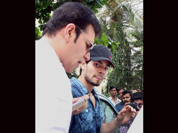 Actor Aditya Pancholi and his son Sooraj Pancholi