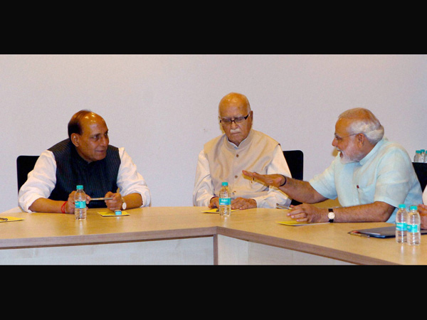 Senior leaders at BJP's Parliemantary Board meeting