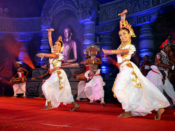 Sri Lankan artistes perform at Bodh Mahotsav