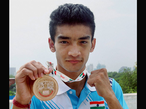 Thapa bagged the gold beating local hope Obada Alkabeh 