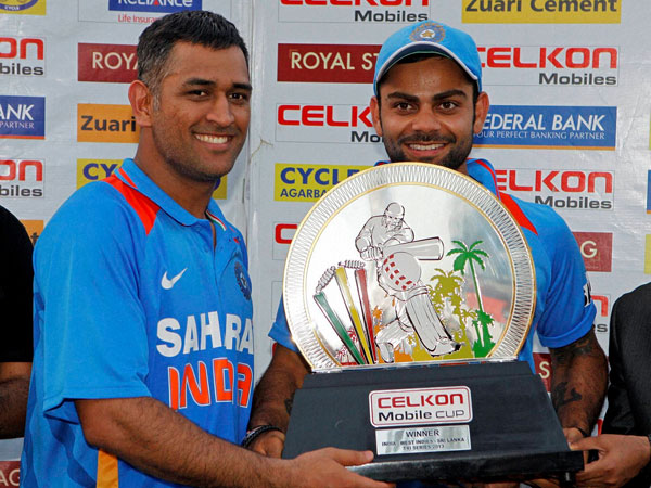 Yet another trophy in MSD's bag