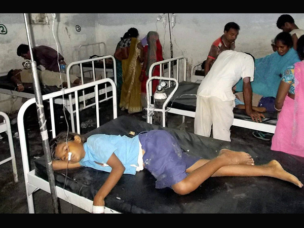 Twenty-two children died after having poisoned mid-day meal in Bihar