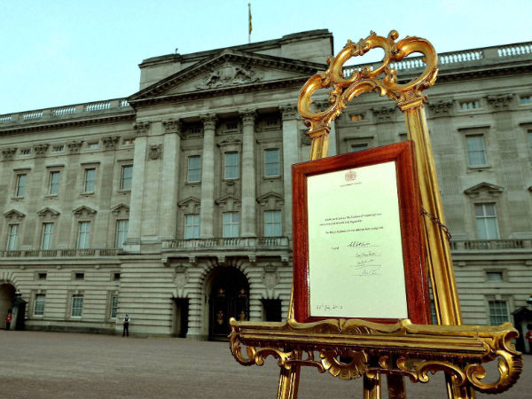 Royal announcement Royal announcement