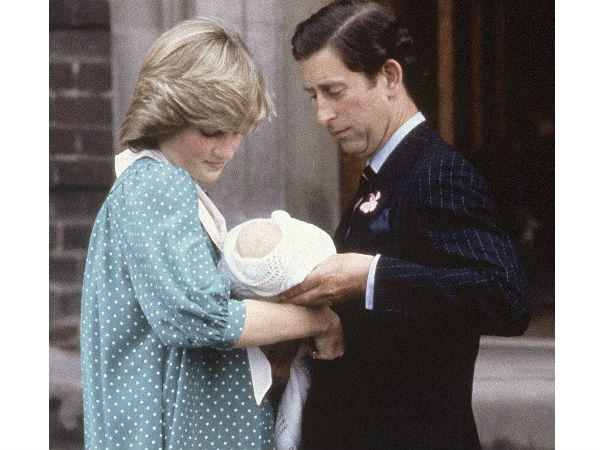 Prince Charles and Princess Diana with newborn William Prince Charles and Princess Diana with newborn William