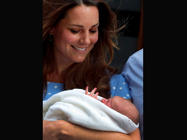 Kate with her son Kate with her son
