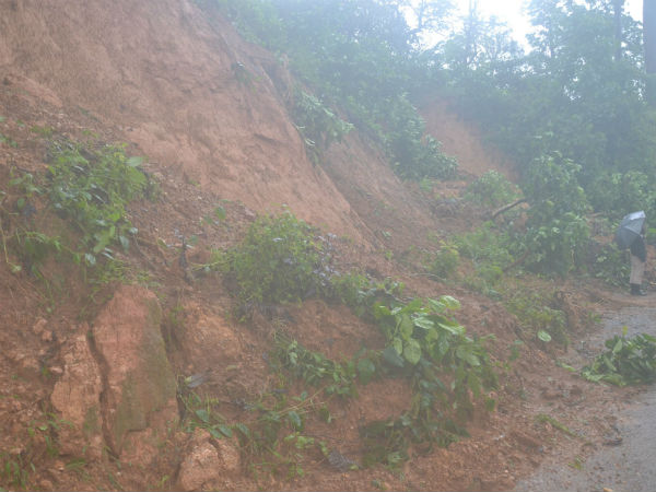 Frequent landslides 