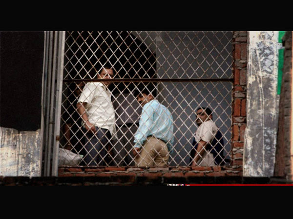 Police team at Batla House in 2008