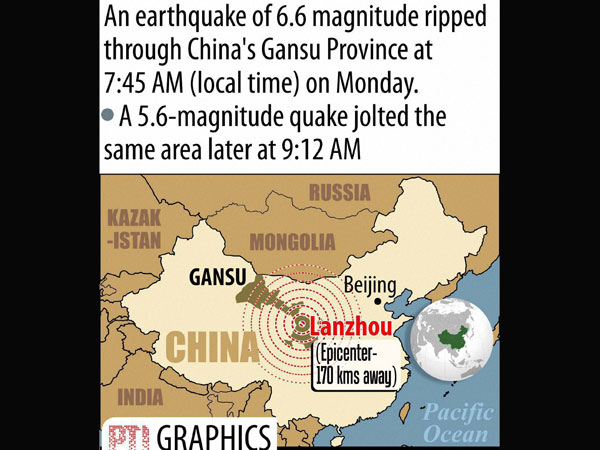 Earthquake rocks China