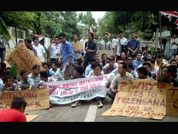 Protesting for a separate state