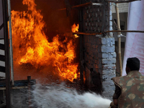 Battle against a fire