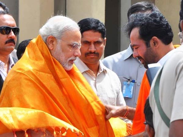 State BJP leader welcomes Modi