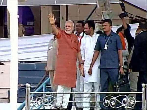 Greeting the audience