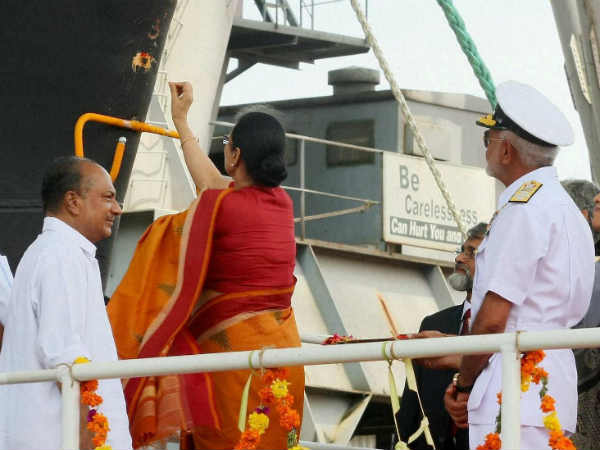 The INS Vikrant on a new journey...