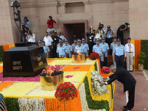 President pays tribute