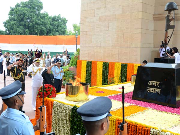 President pays tribute